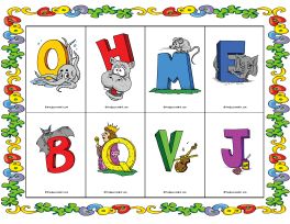 alphabet bingo with pictures