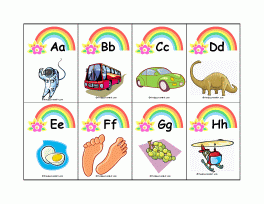 End of the Rainbow: letter card game