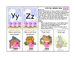 Little Pigs Alphabet Card Game