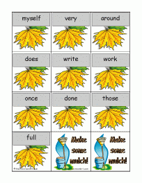 autumn leaves game
